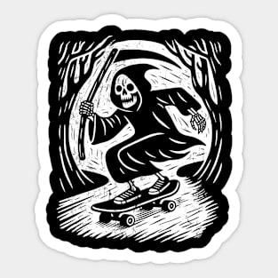 Death's Daring Ride Sticker